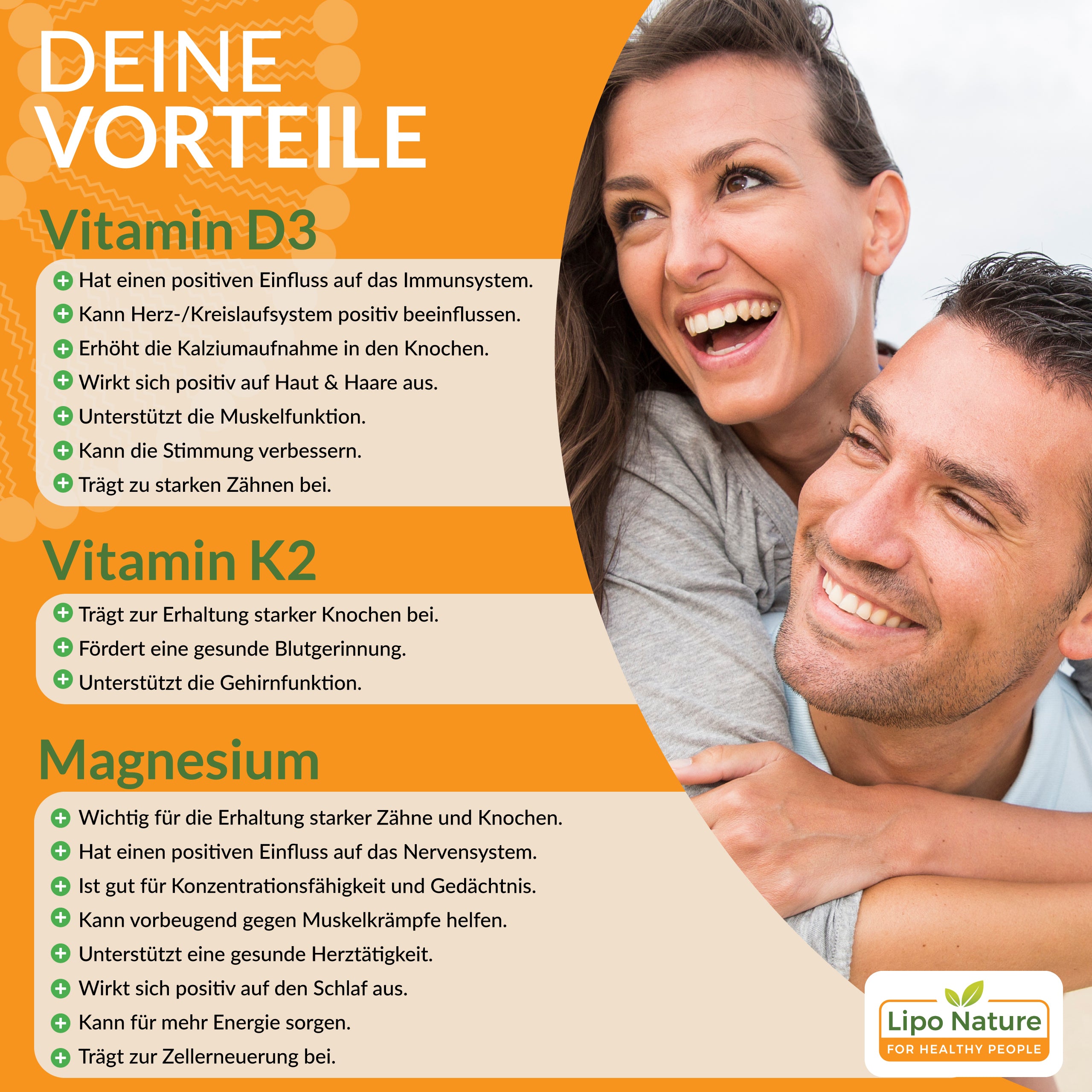 Liposomales Vitamin D3/K2 Magnesium